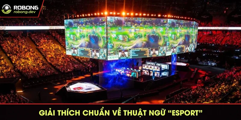 Giải thích chuẩn về thuật ngữ “Esport”