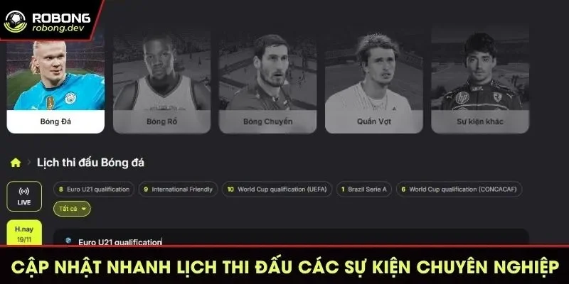 robong-cung-cap-lich-thi-dau-chuan